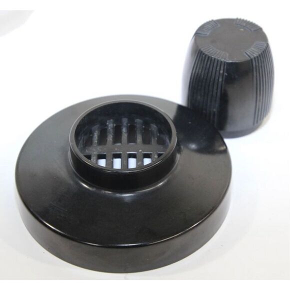 Vintage Art Deco Frosted Glass and Bakelite Empire Cocktail Shaker‎ - Picture 4 of 10